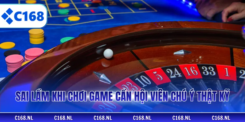 Sai lầm khi chơi game cần hội viên chú ý thật kỹ